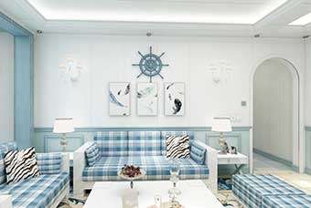 北海地中海风格-客厅