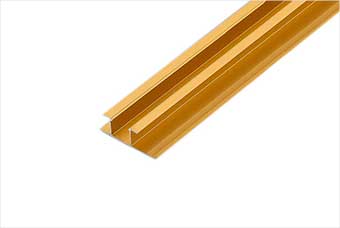 北海航空纤维墙咔铝合金带灯中条（钛金氧化）